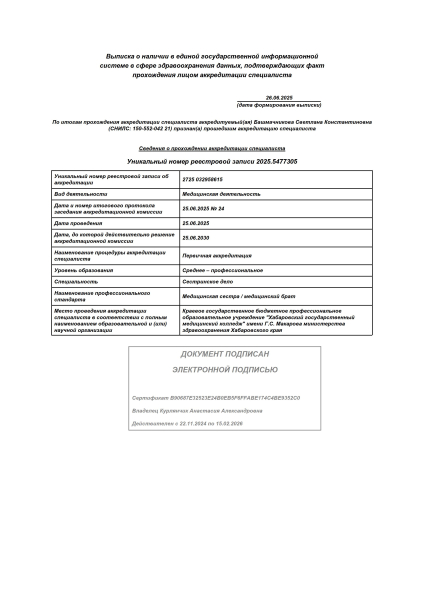 Башмачникова С.К.
